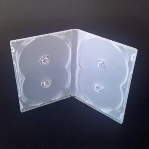 Omot za 4 DVD-a, PROZIRNI 14mm, DVD-4P