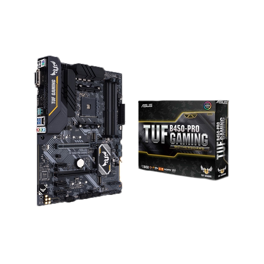 ASUS MB TUF B450-PRO GAMING AMD B450;4xDDR4 DVI,HDMI;RAID;ATX