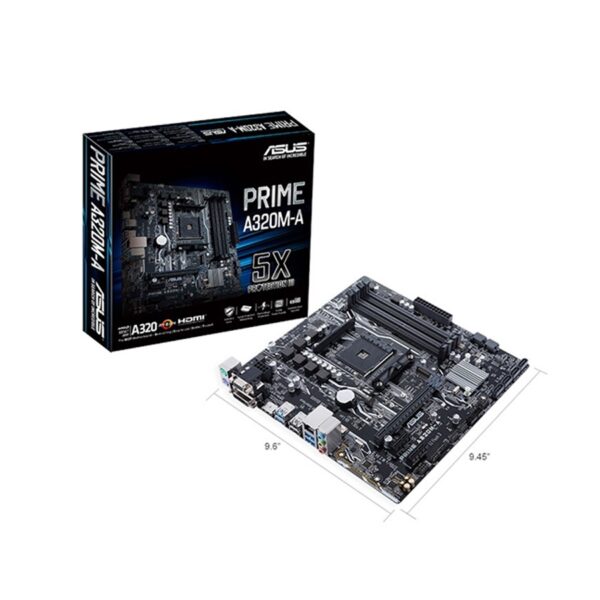 ASUS MB PRIME A320M-A AMD A320;4xDDR4 VGA,DVI,HDMI;micro ATX