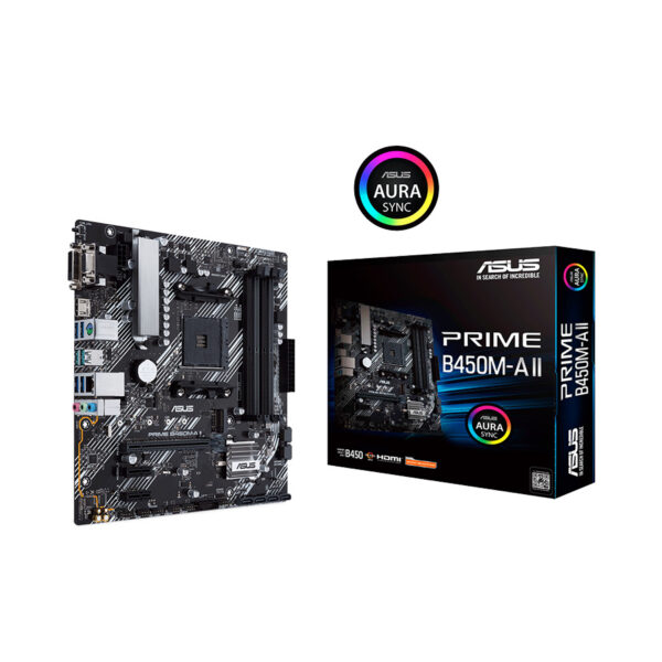 ASUS MB PRIME B450M-A II AMD B450;AM4;4xDDR4 VGA,DVI,HDMI;micro ATX