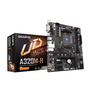 MB GIGABYTE  GA-A320M-H 2.0 AMD A320;AM4;2xDDR4 DVI,HDMI;RAID;micro ATX