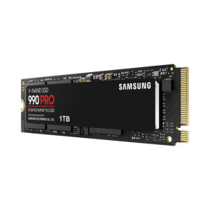 Samsung SSD 990 PRO 1TB NVMe MZ-V9P1T0BW Up to 7,450 / 6,900 MB/s sequential read/write speed