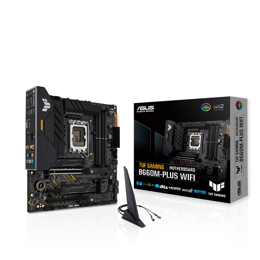 ASUS MB TUF GAMING B660M-PLUS WIFI Intel B660, LGA 1700, 4xDDR5, HDMI, DP, mATX