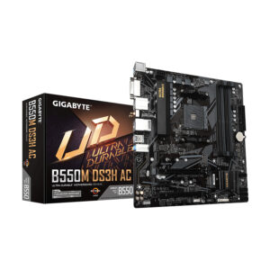 GIGABYTE MB B550M DS3H AC, AM4, 4xDDR4, 4xSATA, M.2, 8xUSB, DVI, HDMI, mATX