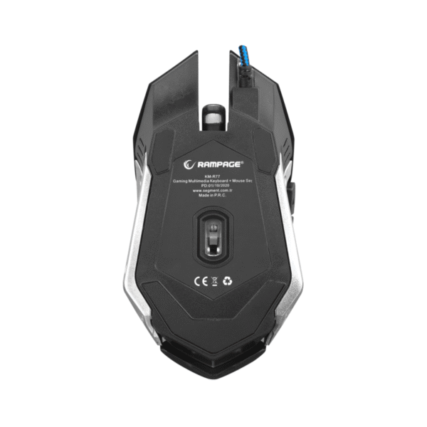 Tastatura + miš gaming RAMPAGE KM-R77 black, USB, LED, US Layout, multimedia - Image 9