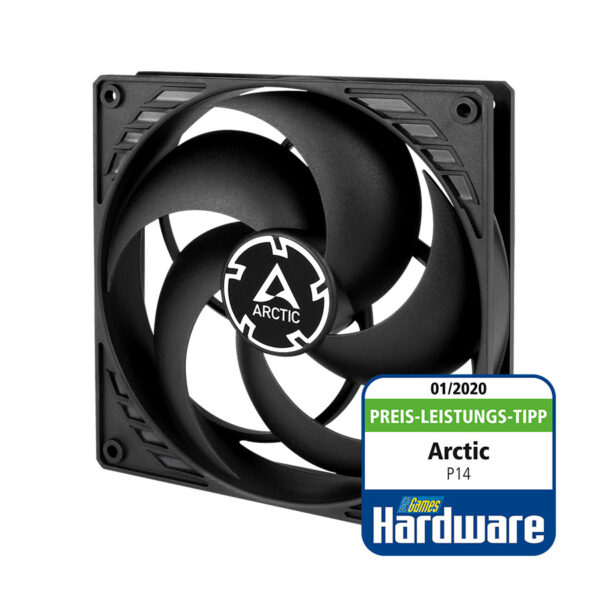 Ventilator ARCTIC Case Fan P14 Fan 14cm black, ACFAN00123A