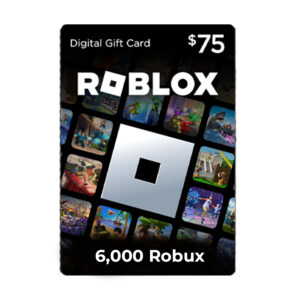 Roblox 75$ - 6000 Robux (USA)