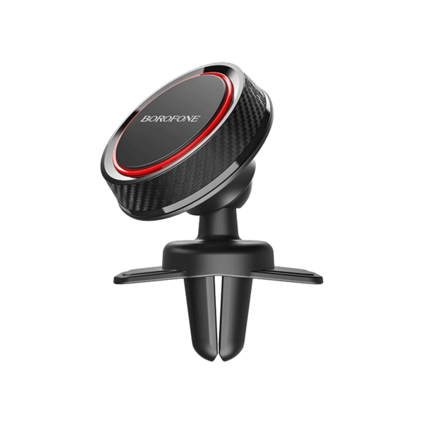 DRŽAČ ZA AUTOMOBIL BOROFONE BH12 JOURNEY SERIES MAGNETNI, NOSAČ ZA VENTILACIJU CRNO-CRVENI