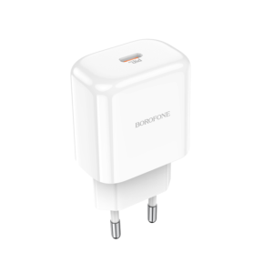 USB punjač Type-C BOROFONE BN3 Premium PD20W single port white