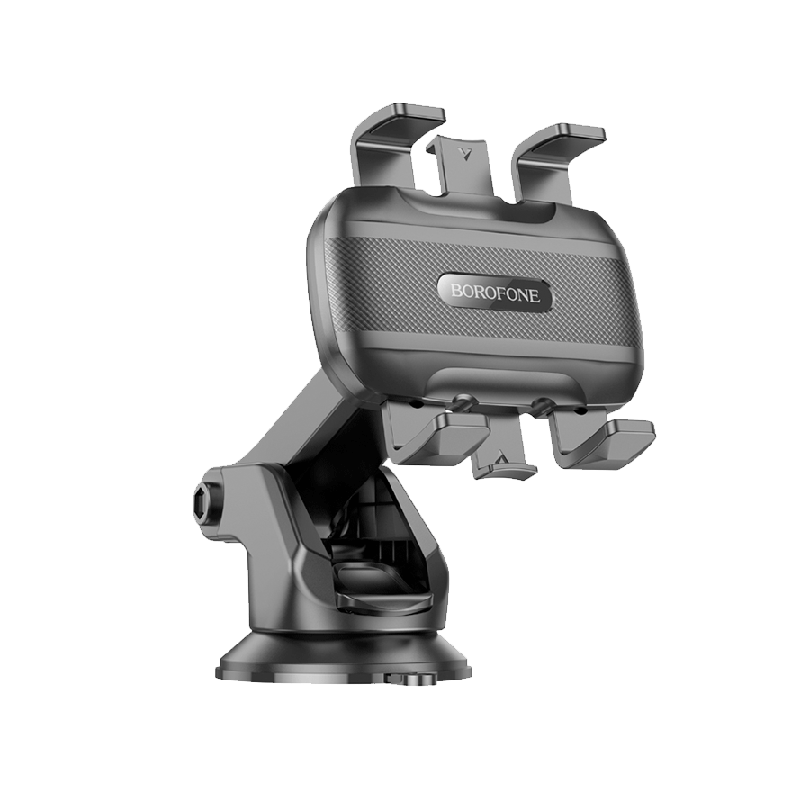 Univerzalni auto držač nosač za mobitel BOROFONE BH99 Wind automatic clamping car center console black