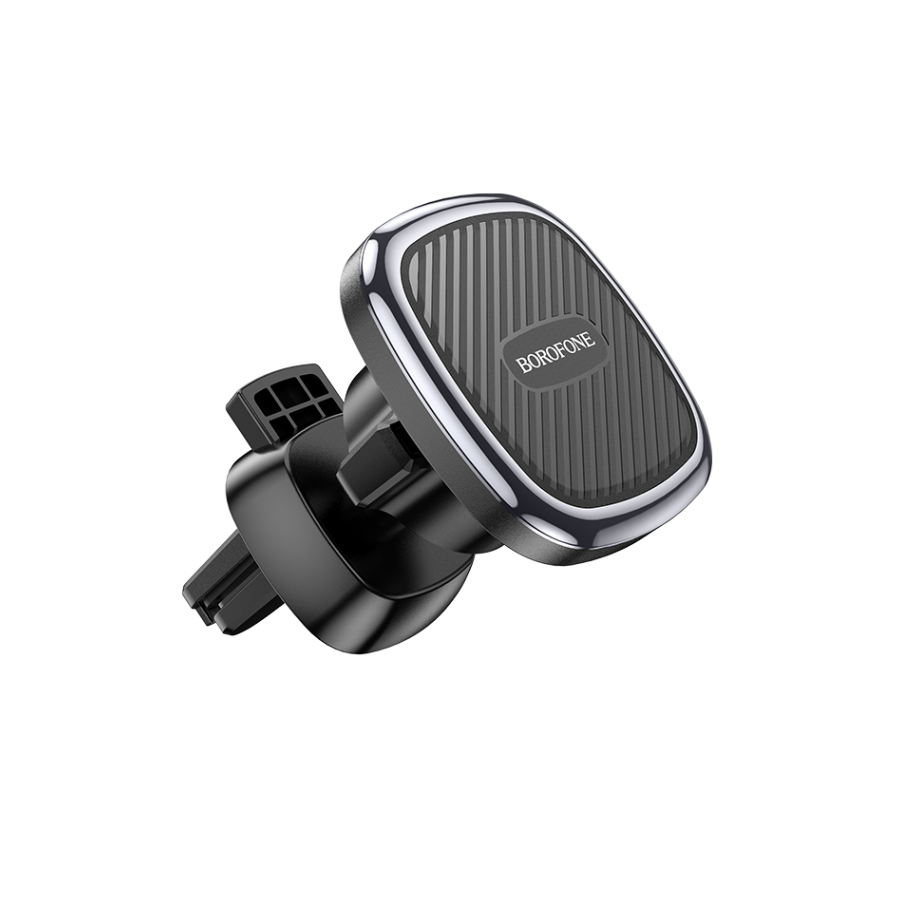 Univerzalni magnetni auto držač nosač za mobitel BOROFONE BH67 Air outlet magnetic car black metal gray