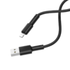 USB kabal BOROFONE  BX31 Soft silicone charging data cable 1m, 2,4A for iPhone/lightning black