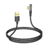 USB kabal BOROFONE BU39 Rio Transparent Discovery Edition charging data cable Type-C black 1,2m, 2,4 A