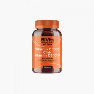 BIVITS ACTIVA VIT. C 1000, ZN I VIT D3 1000 TBL. A60