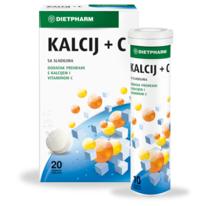 KALCIJ+C sumece tbl a20 Dietpharm 3422