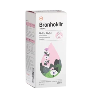 BRONHOKLIR sirup za suhi kasalj(bijeli sljez)200ml