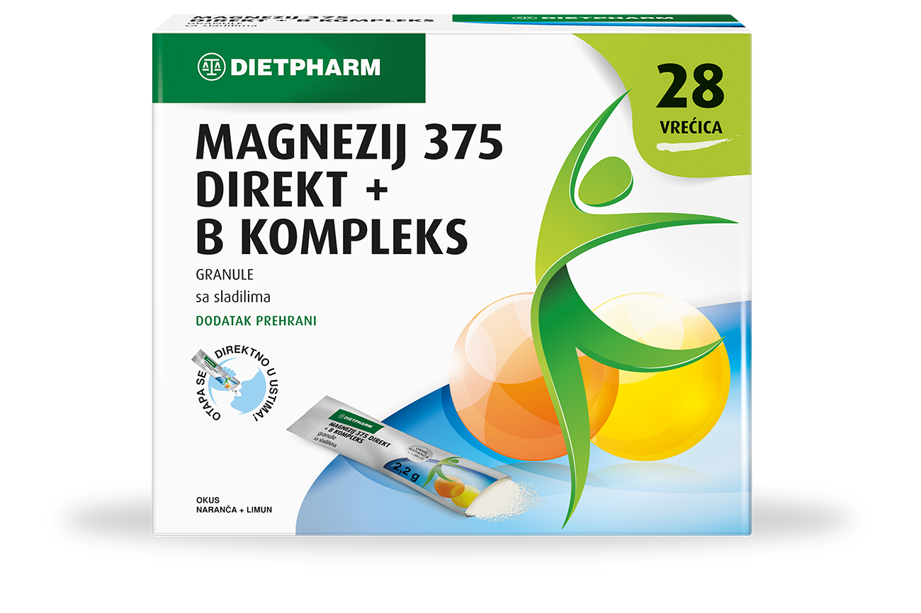 MAGNEZIJ 375 Direkt+B Complex granule a28 4405 Dietpharm