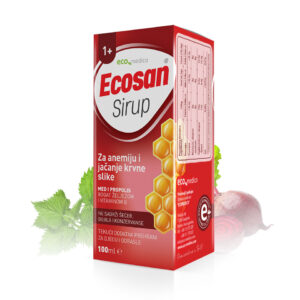 ECOSAN medni sirup 100ml ECOMedico