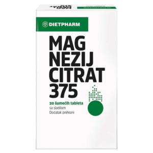 MAGNEZIJ CITRAT 375 eff a20 Dietpharm
