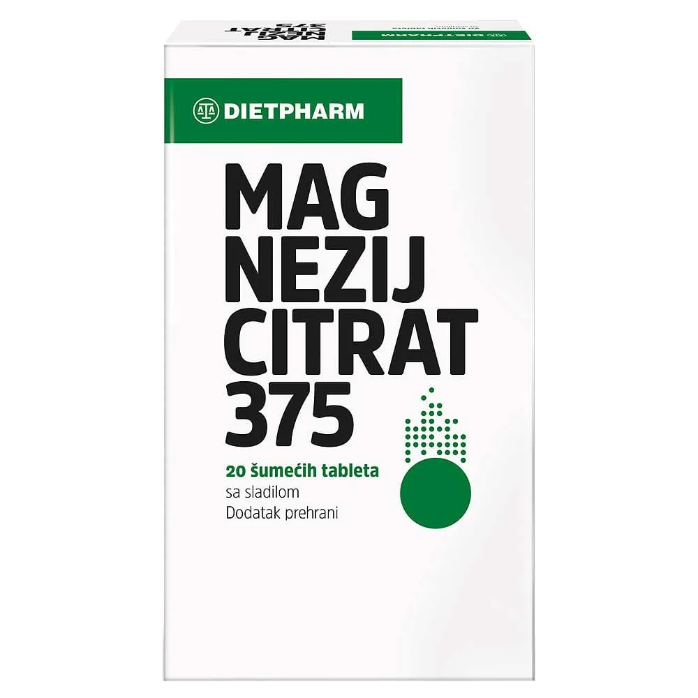 MAGNEZIJ CITRAT 375 eff a20 Dietpharm