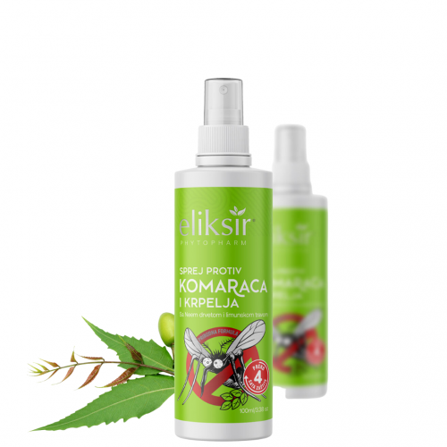 ELIKSIR SPREJ ZA KOMARCE I KRPELJE 100 ml