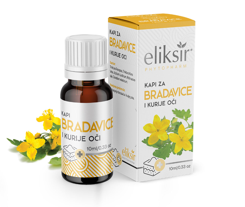 Eliksir kapi za Bradavice i Kurje oci 10ml GP93