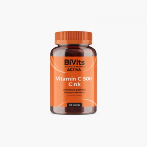BIVITS ACTIVA VITAMIN C 500 CINK tbl. a60