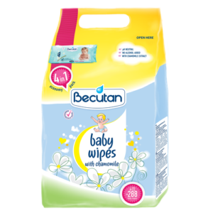 BECUTAN baby vlazne maramice 4x72 4103 4076