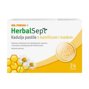 HERBALSEPT Kadulja s Kamilicom i medom pastile a24 Dr.Theiss