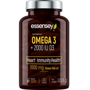 ESSENSEY OMEGA 3 + D3 2000IU 90 CAPS [kom]