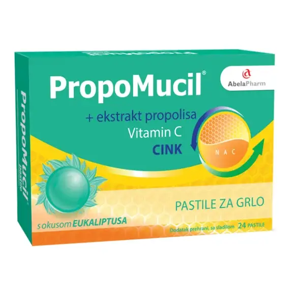 HERBIKO PROPOMUCIL pastile eukaliptus a24