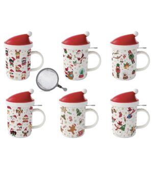 Easy life šolja sa infuzerom 370ml CRISRMAS FRIENDS [kom]