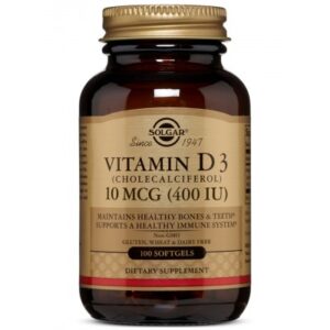 SOLGAR VITAMIN D3 400iu cps a100 02670