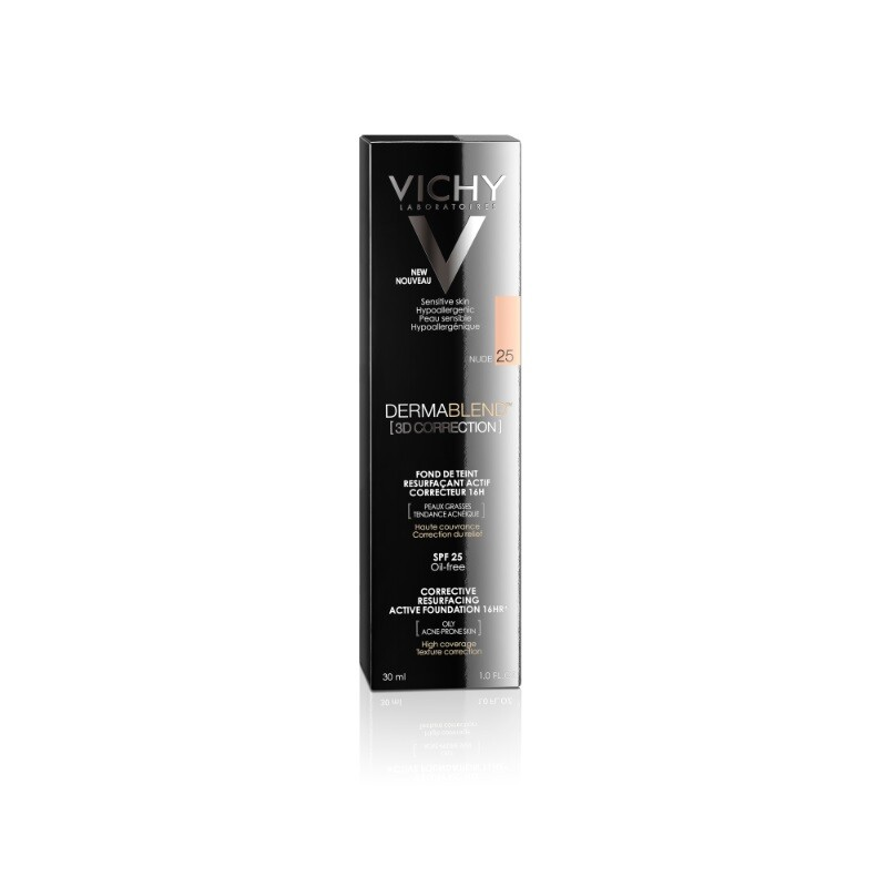 VICHY DERMABLEND 3D br.25 korektivni puder 30ml 2303