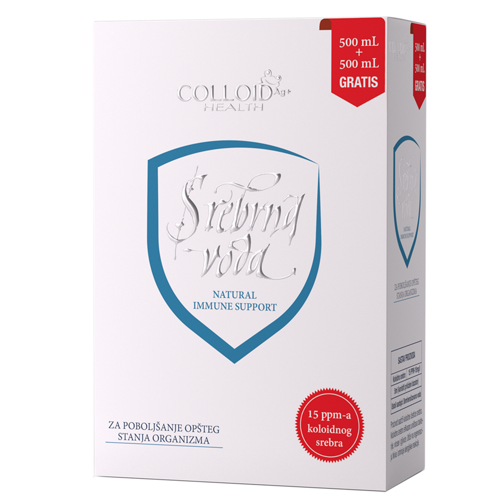 Srebrna voda 500ml+500ml gratis KLD 11054