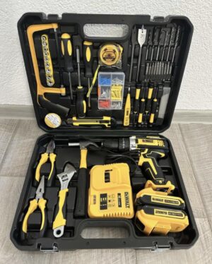 DEWALT bušilica sa alatom 48V udarna bušilica/ sa čekićem + alat