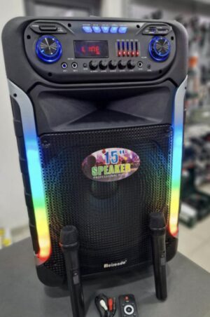 BLUETOOTH ZVUCNIK 15 INCA 2500W MEIRENDE + 2 MIKROFONA MR-501